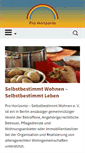 Mobile Screenshot of pro-horizonte.de